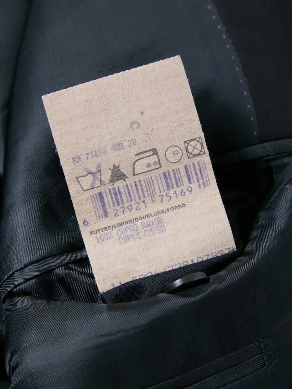 BOSS Hugo Boss Blazer Mens 46 Super 150 Wool Suit Jacket Business Casual